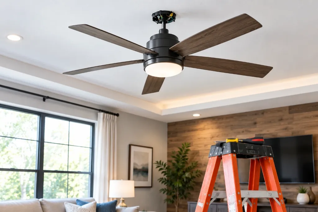 Certified local ceiling fan installation experts serving Delaware
